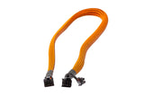 6 pin PCI to 6+2 pin PCI cable 24 inch length Sleeved